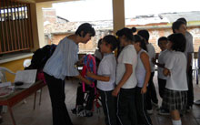 Entrega de mochilas